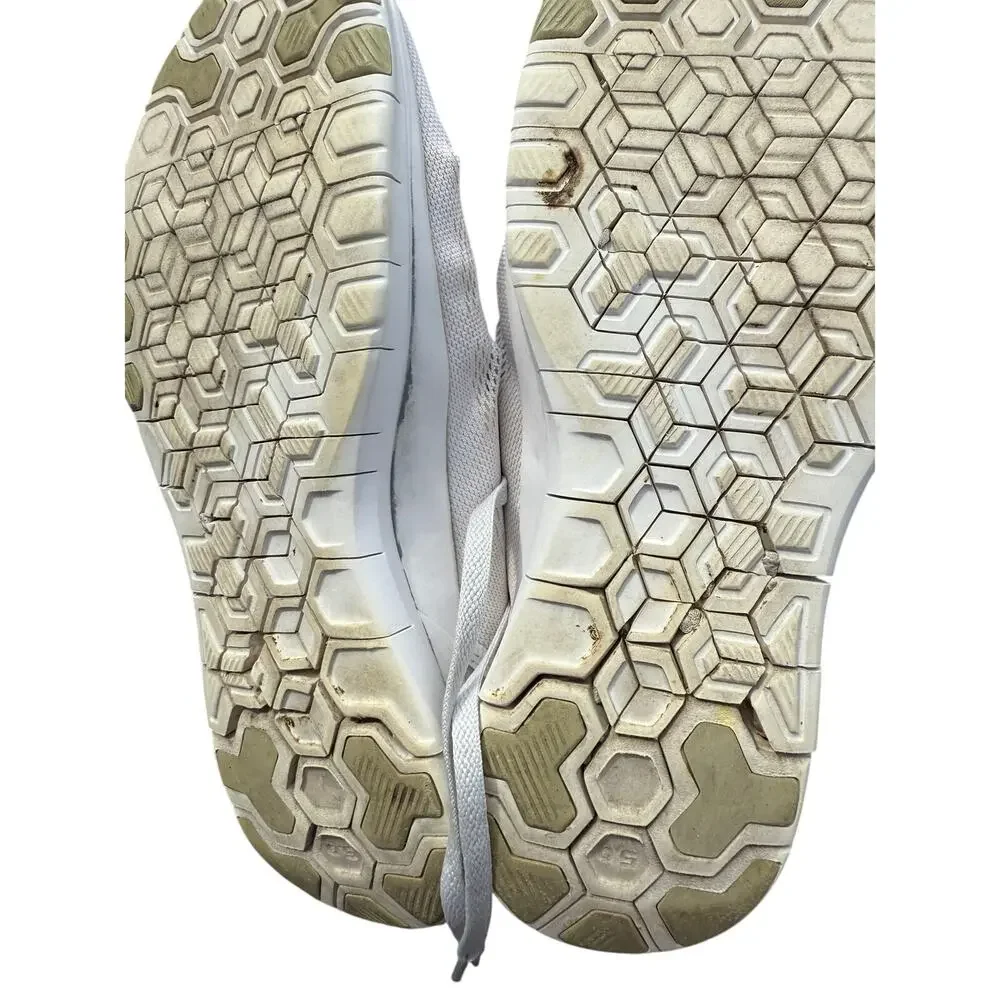 Nike Free TR Fit 5 White Silver 704674-100 Women's Size 9.5 Sneakers Shoes - Picture 5 of 6